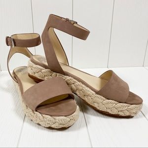 Gianni Bini Braided Jute Platform Sandal